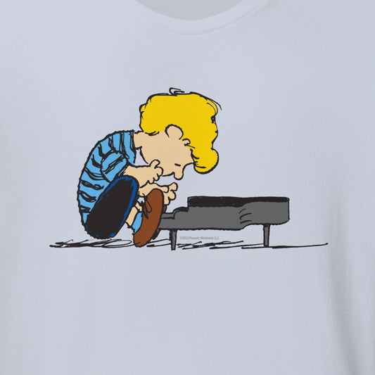 Schroeder Piano Adult T-Shirt-1