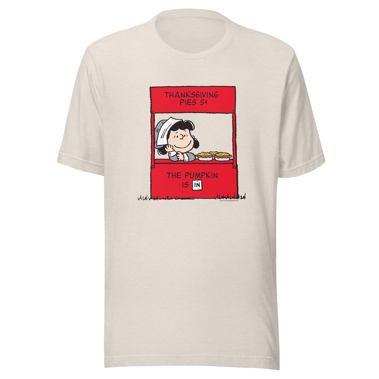 Lucy Thanksgiving Pies Booth Adult T-Shirt