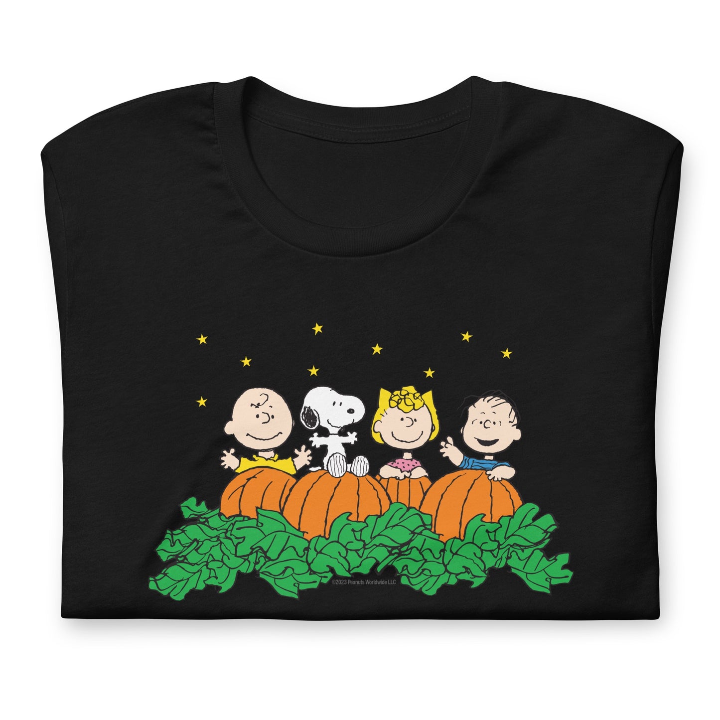 Peanuts Gang Pumpkin Patch Adult T-Shirt