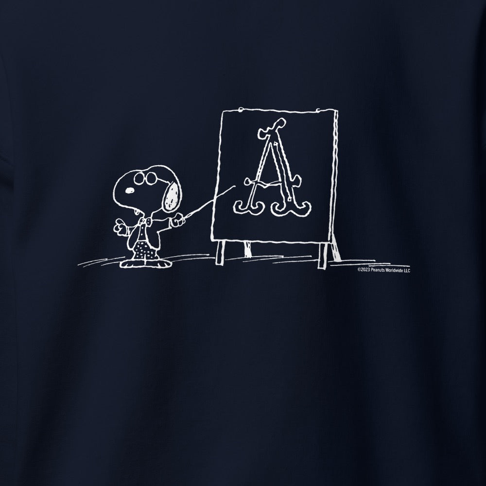 Snoopy Professor Snoopy Adult Sweatshirt