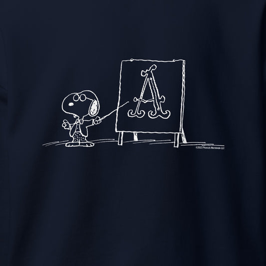 Snoopy Professor Snoopy Adult Sweatshirt-1