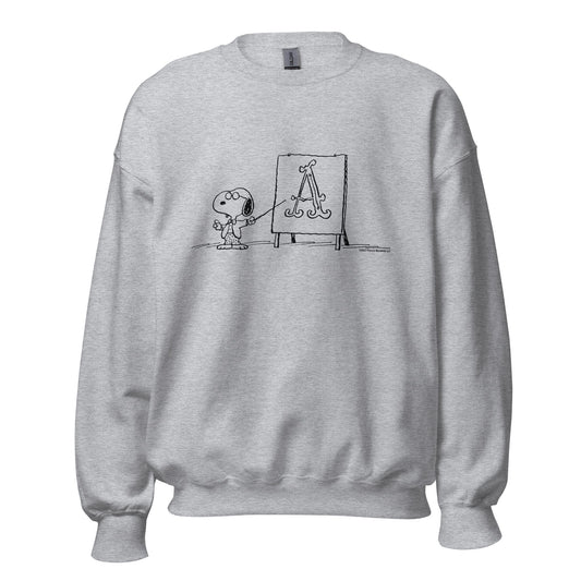 Snoopy Professor Snoopy Adult Sweatshirt-2