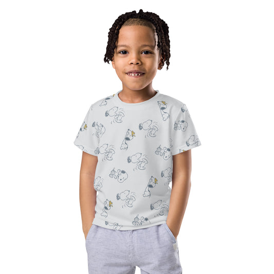 Snoopy and Woodstock Kids T-Shirt-3