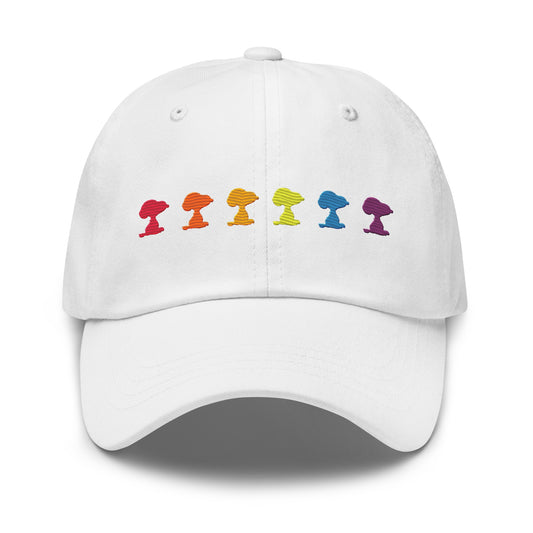 Snoopy Rainbow Dad Hat-2