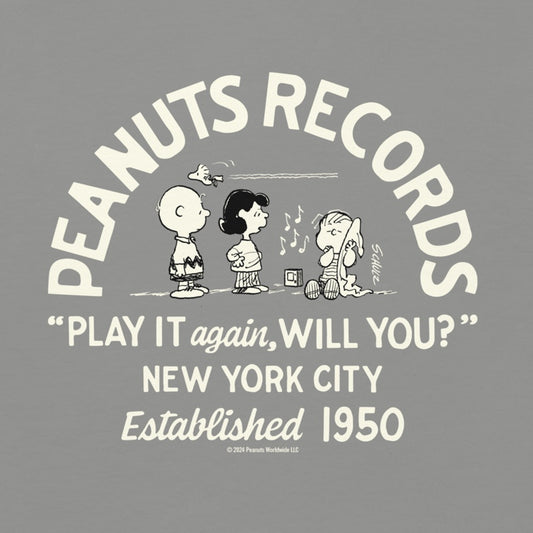 Peanuts Records Comfort Colors Pocket T-Shirt-2
