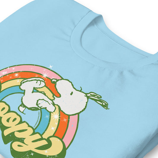 Snoopy Rainbow Adult T-Shirt-2