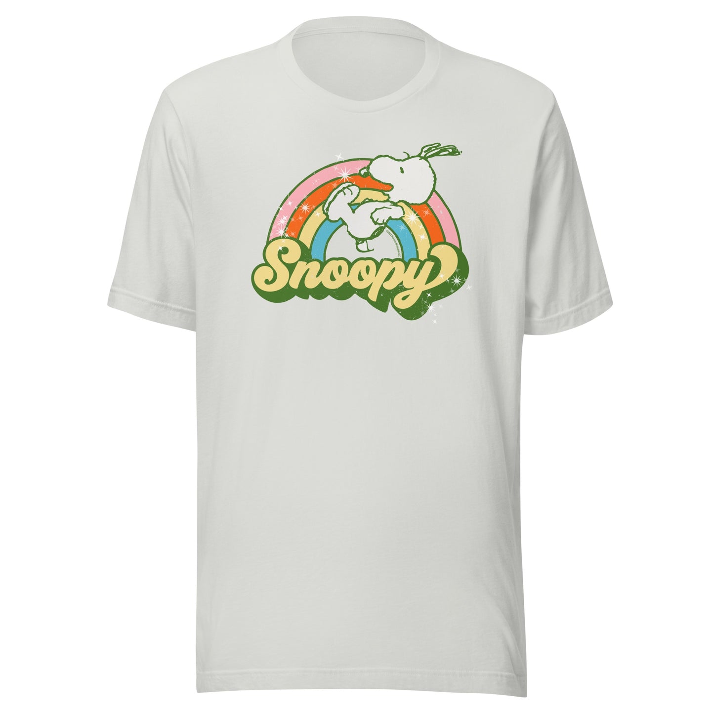 Snoopy Rainbow Adult T-Shirt