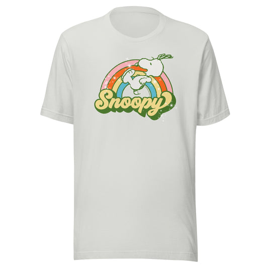 Snoopy Rainbow Adult T-Shirt-1