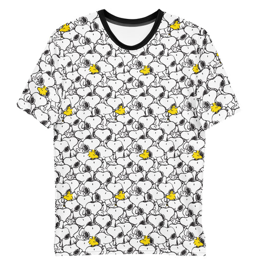 Snoopy and Woodstock Repeat Adult T-Shirt-0