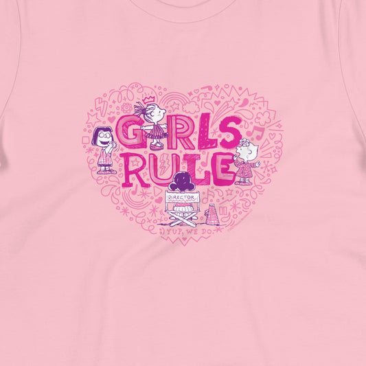 Girls Rule Women's Relaxed T-Shirt-1