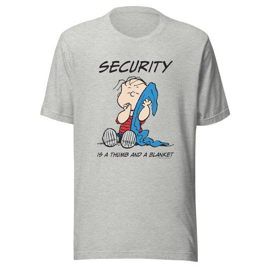 Linus Security Is A Thumb And A Blanket Adult T-Shirt-1