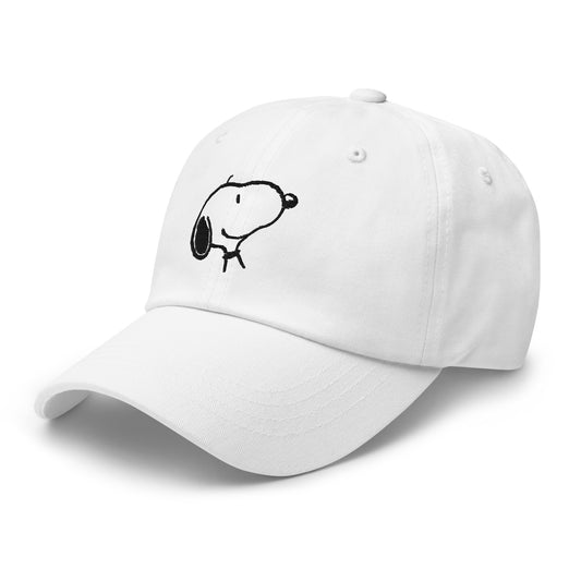 Snoopy Smile Embroidered Hat-3