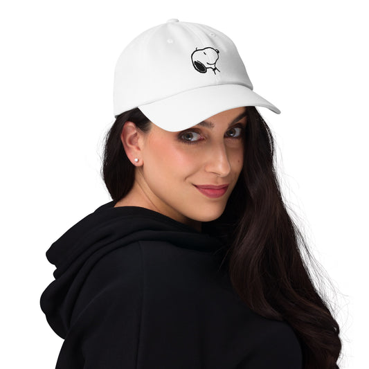 Snoopy Smile Embroidered Hat-1