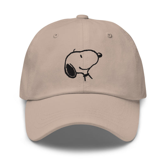 Snoopy Smile Embroidered Hat-4