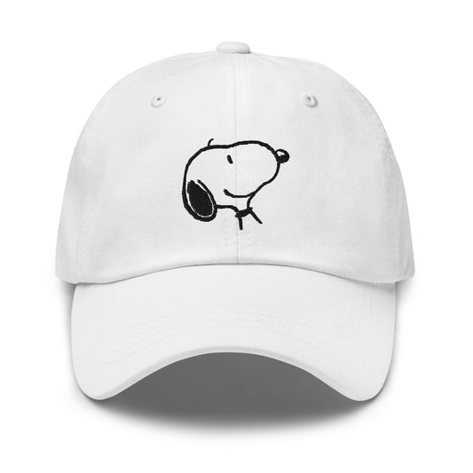 Snoopy Smile Embroidered Hat-0