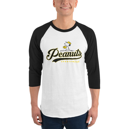 Peanuts Sportswear Snoopy ¾ Sleeve Raglan Shirt-2