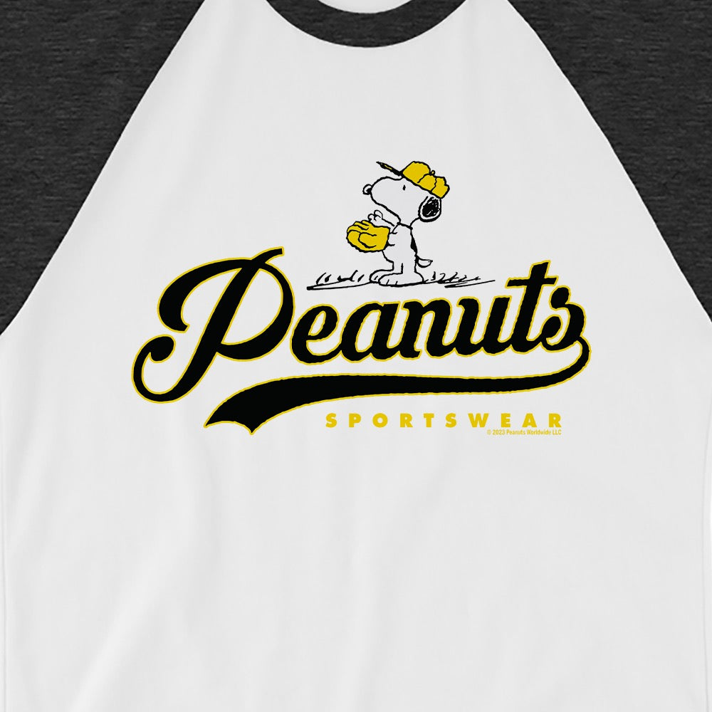 Peanuts Sportswear Snoopy ¾ Sleeve Raglan Shirt – The Peanuts Store
