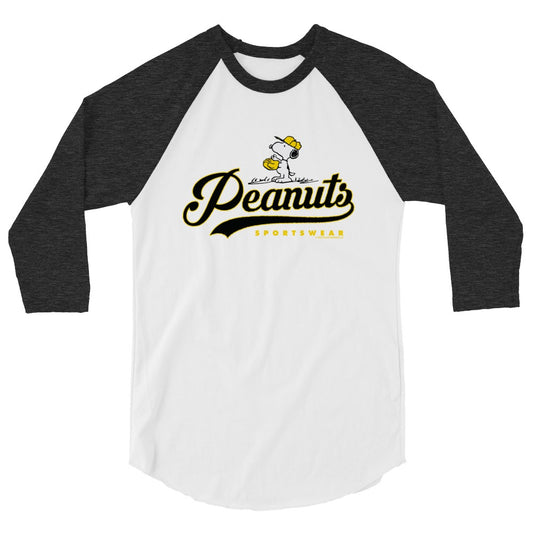 Peanuts Sportswear Snoopy ¾ Sleeve Raglan Shirt-0