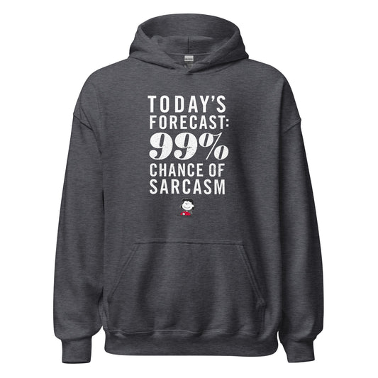 Lucy Chance Of Sarcasm Adult Hoodie-0