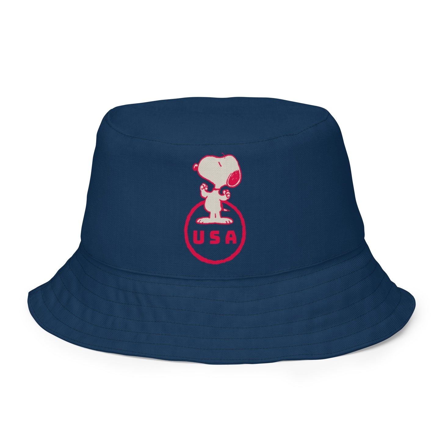 Snoopy Stars Pattern Reversible Bucket Hat