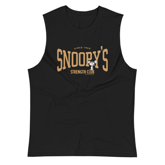 Snoopy's Strength Club Muscle Shirt-0