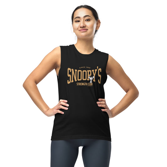 Snoopy's Strength Club Muscle Shirt-2
