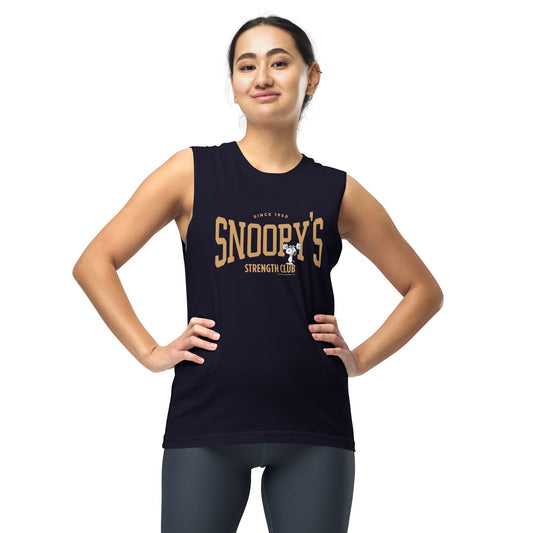 Snoopy's Strength Club Muscle Shirt-4