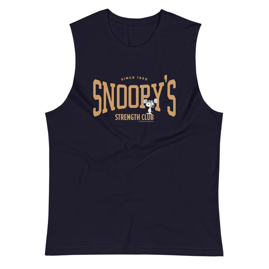 Snoopy's Strength Club Muscle Shirt-3