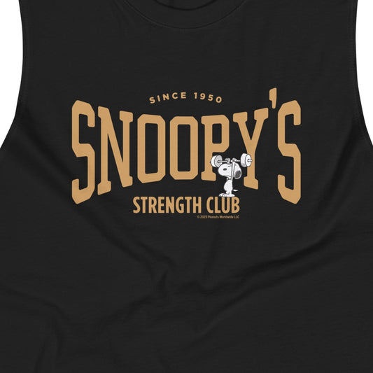 Snoopy's Strength Club Muscle Shirt-1