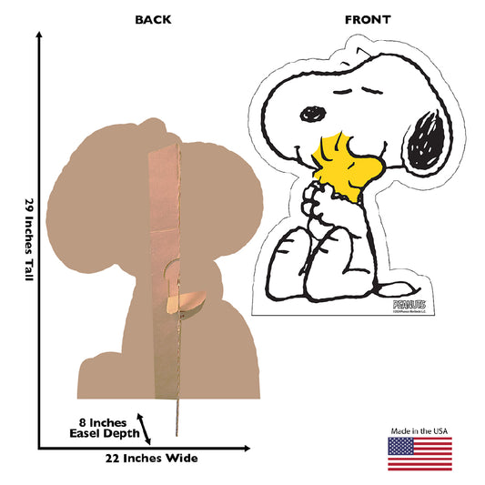 Peanuts Snoopy and Woodstock Cardboard Cutout Standee-2