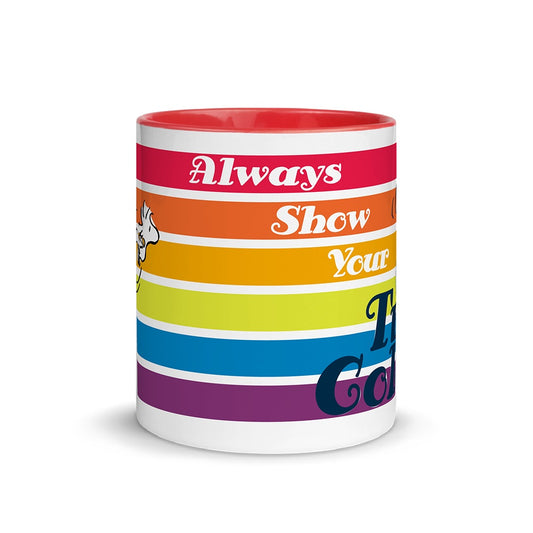 Always Show Your True Colors Two Tone Mug-1