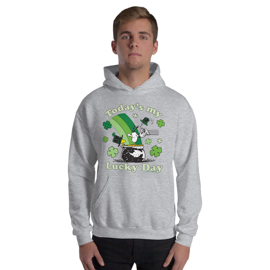 Peanuts Today's My Lucky Day Unisex Hoodie-2