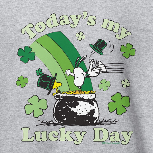 Peanuts Today's My Lucky Day Unisex Hoodie-1