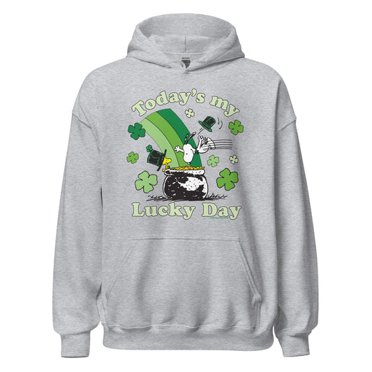 Peanuts Today's My Lucky Day Unisex Hoodie-0