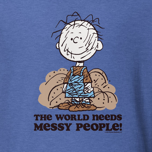PigPen Messy People Adult T-Shirt-1