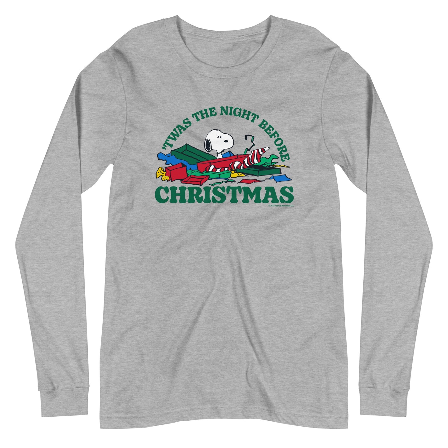 'Twas The Night Before Christmas Adult Long Sleeve T-Shirt
