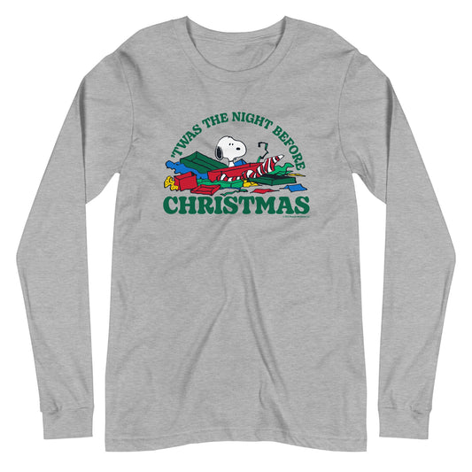'Twas The Night Before Christmas Adult Long Sleeve T-Shirt-0