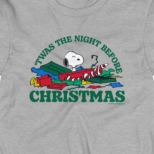 'Twas The Night Before Christmas Adult Long Sleeve T-Shirt-1