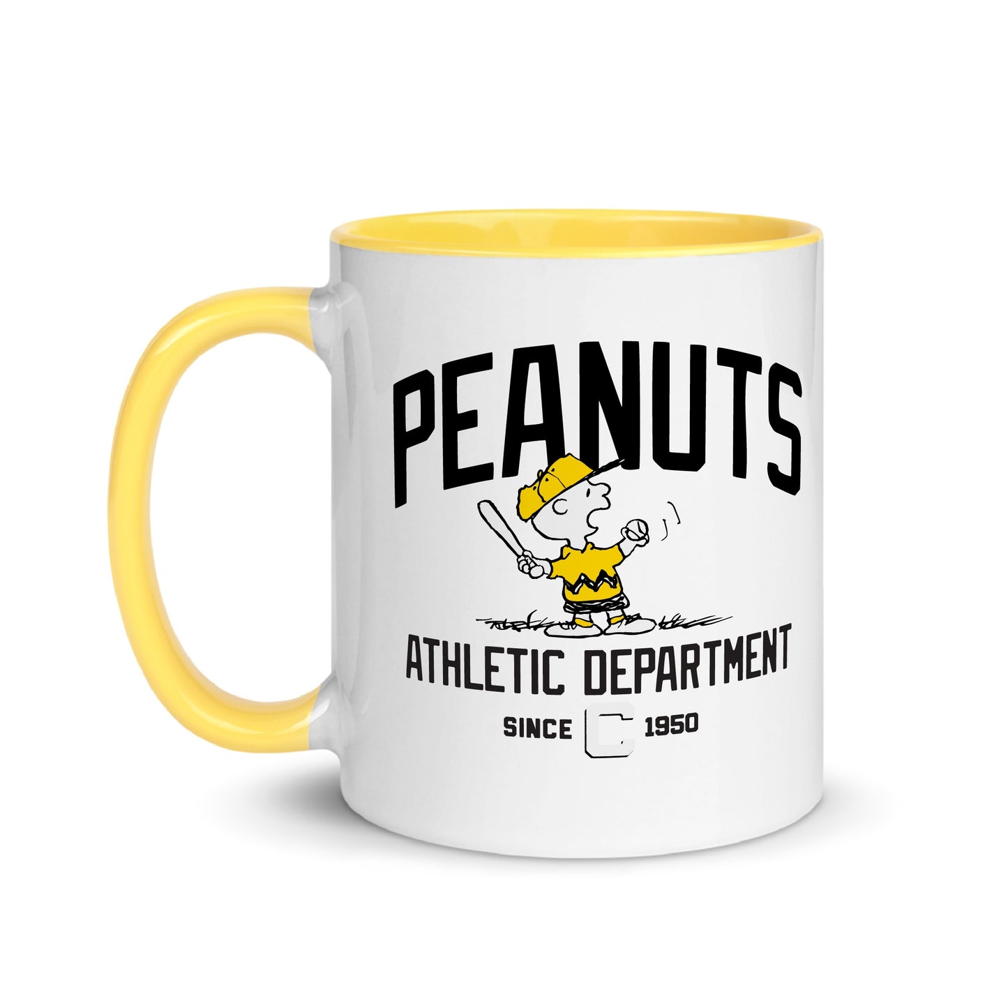Peanuts Athletic Department Charlie Brown Two Tone Mug