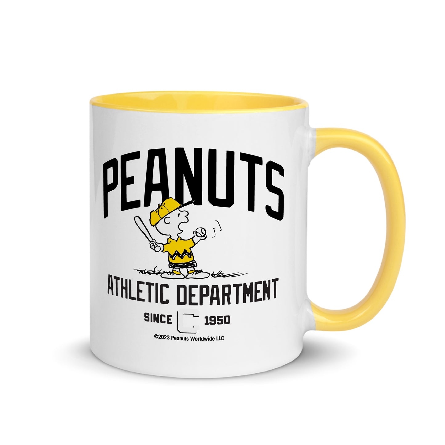 Peanuts Athletic Department Charlie Brown Two Tone Mug
