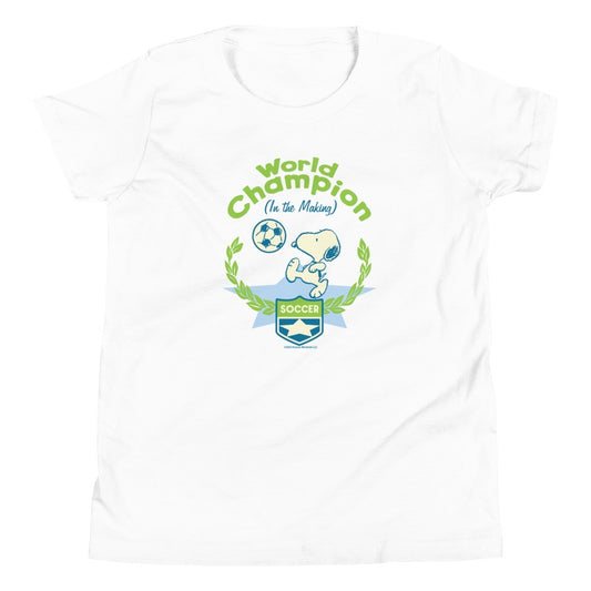 World Champion in The Making Snoopy Kids T-Shirt-2