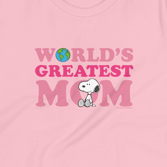Snoopy World's Greatest Mom Relaxed Women's T-Shirt-1