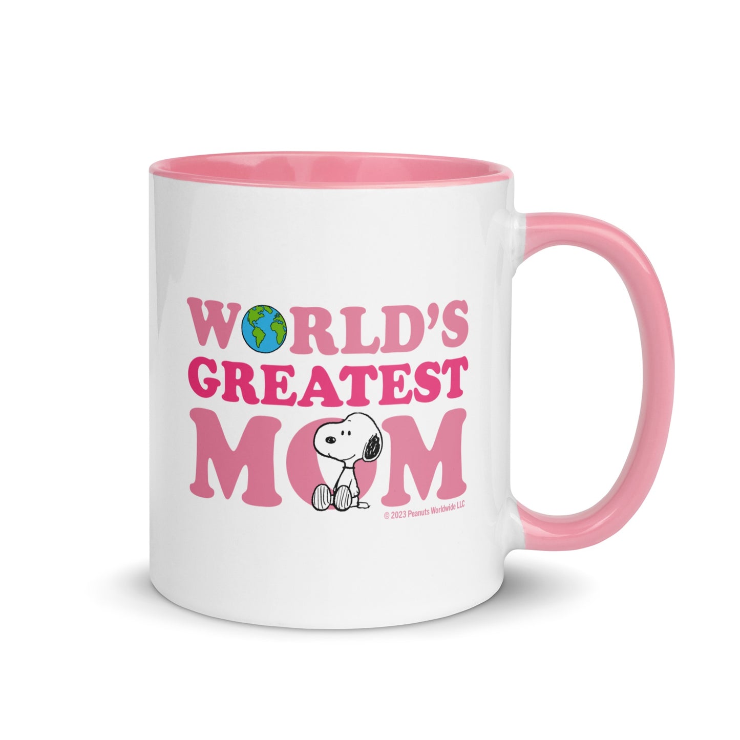 Snoopy World's Greatest Mom Two Tone Mug
