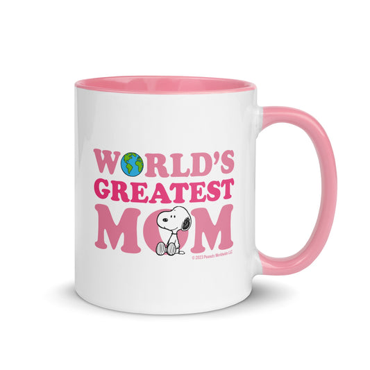 Snoopy World's Greatest Mom Two Tone Mug-2